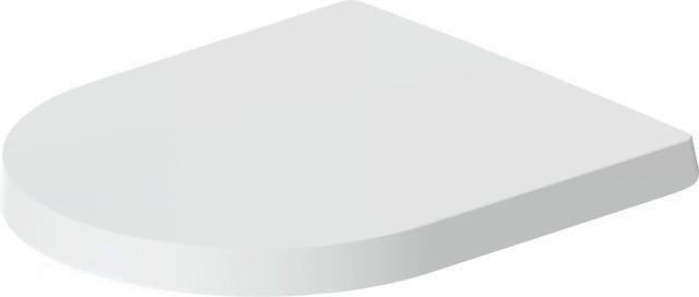 Duravit ME by Starck WC-Sitz mit Absenkautomatik – Weiß, Duroplast, Edelstahl-Scharniere