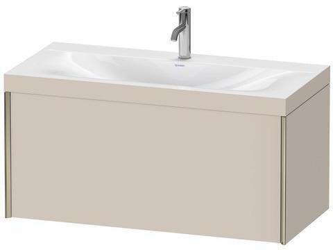 Duravit XVIU Möbelwaschtischset 1000x480mm mit Unterbau, Auszug & Viu Keramik