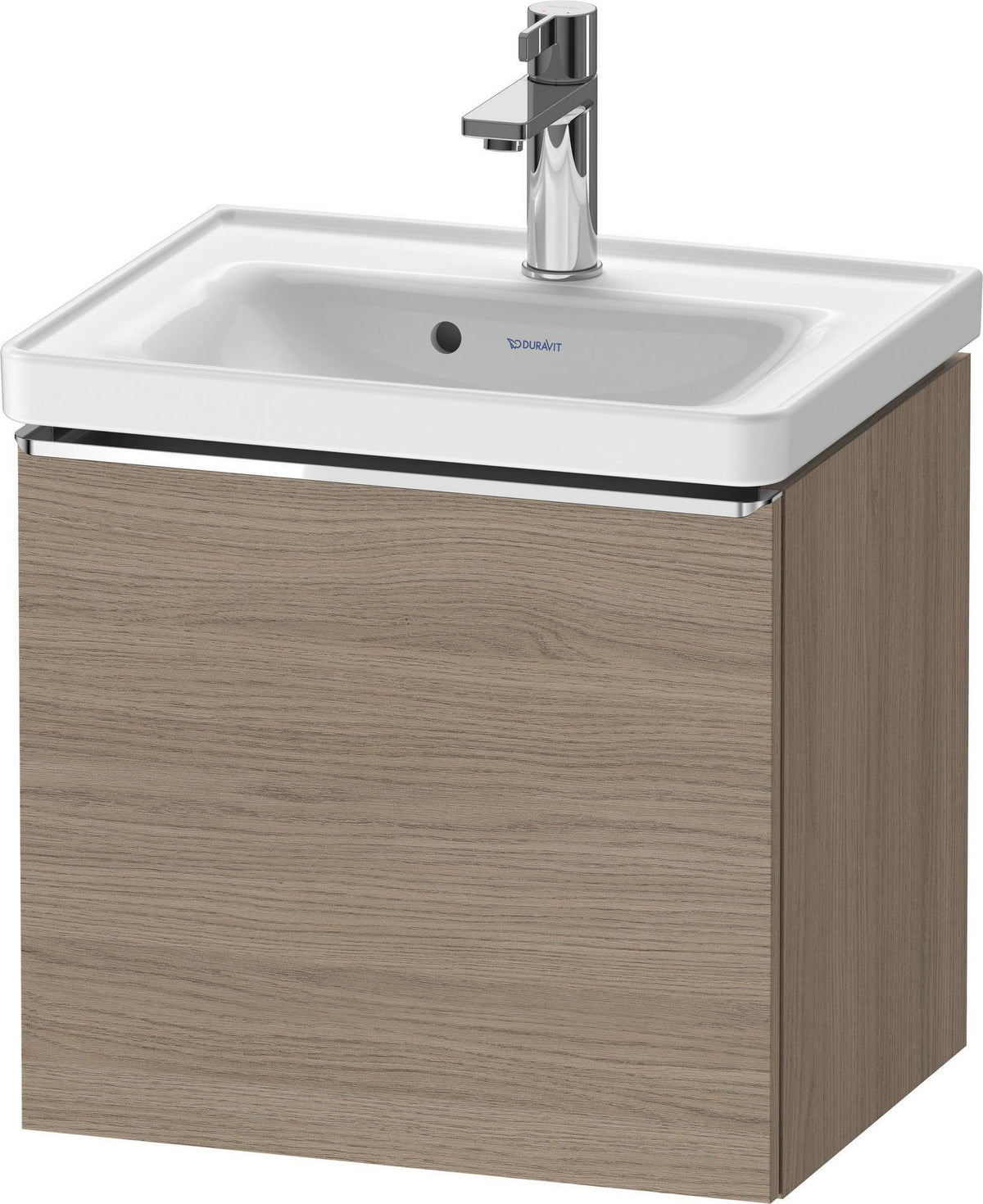 Duravit D-Neo Waschtischunterbau 484 mm Eiche Terra Matt mit 1 Auszug und Soft-Close