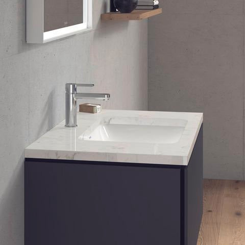 Duravit L-Cube Konsolenwaschtischunterbau 820 mm betongrau matt, 1 Auszug, wandhängend
