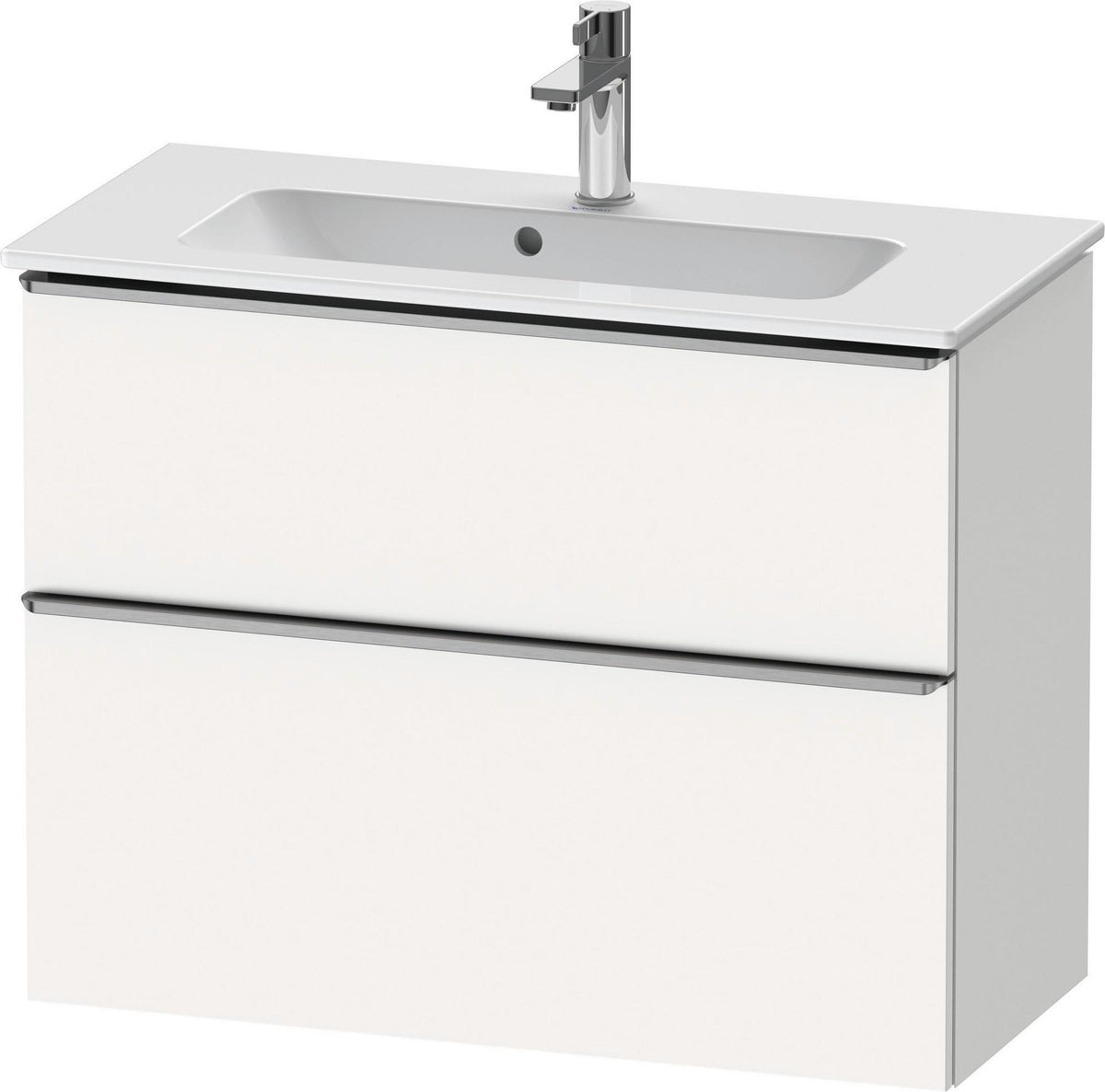 DURAVIT D-Neo Waschtischunterbau 810 mm Eiche Schwarz Bronze, wandhängend, 1 Auszug