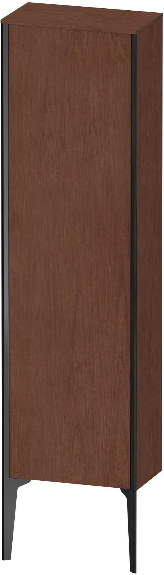 DURAVIT Halbhochschrank XViu 1330 mm Nussbaum matt mit Tip-on Technik