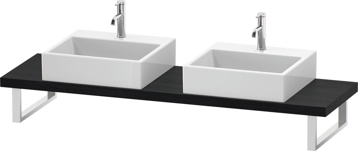 DURAVIT DuraStyle Konsole variabel 2 Ausschnitte 45x480 mm Weiß Matt – Wandhängend