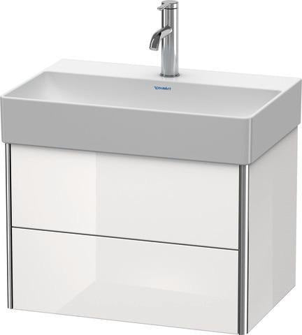 DURAVIT XSquare Waschtischunterbau 584 mm s-matt mit Ahorn Innenausstattung