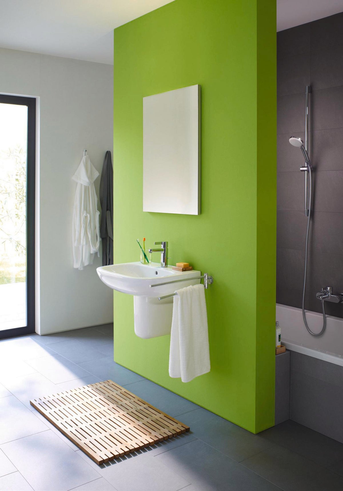 Duravit D-Code Halbsäule aus Sanitärkeramik, weiß, 215 x 213 x 280 mm, für 070545