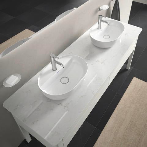 DURAVIT Luv Waschtischunterbau bodenstehend 1733 mm, 2 Auszüge, Weiß Seidenmatt, Tip-On