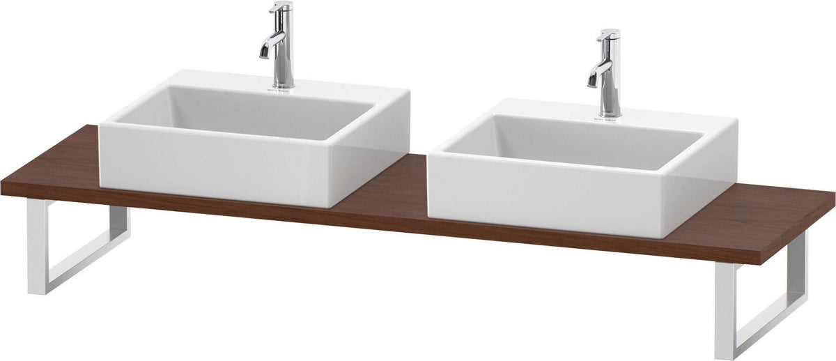 DURAVIT L-Cube Konsole variabel 2 Ausschnitte 30x480x800-2000 mm Dolomiti Grey HGL
