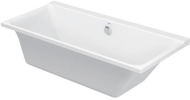 Duravit P3 Comforts Einbau-Badewanne 1700x750 mm Weiß, Ecke rechts, mit Überlauf