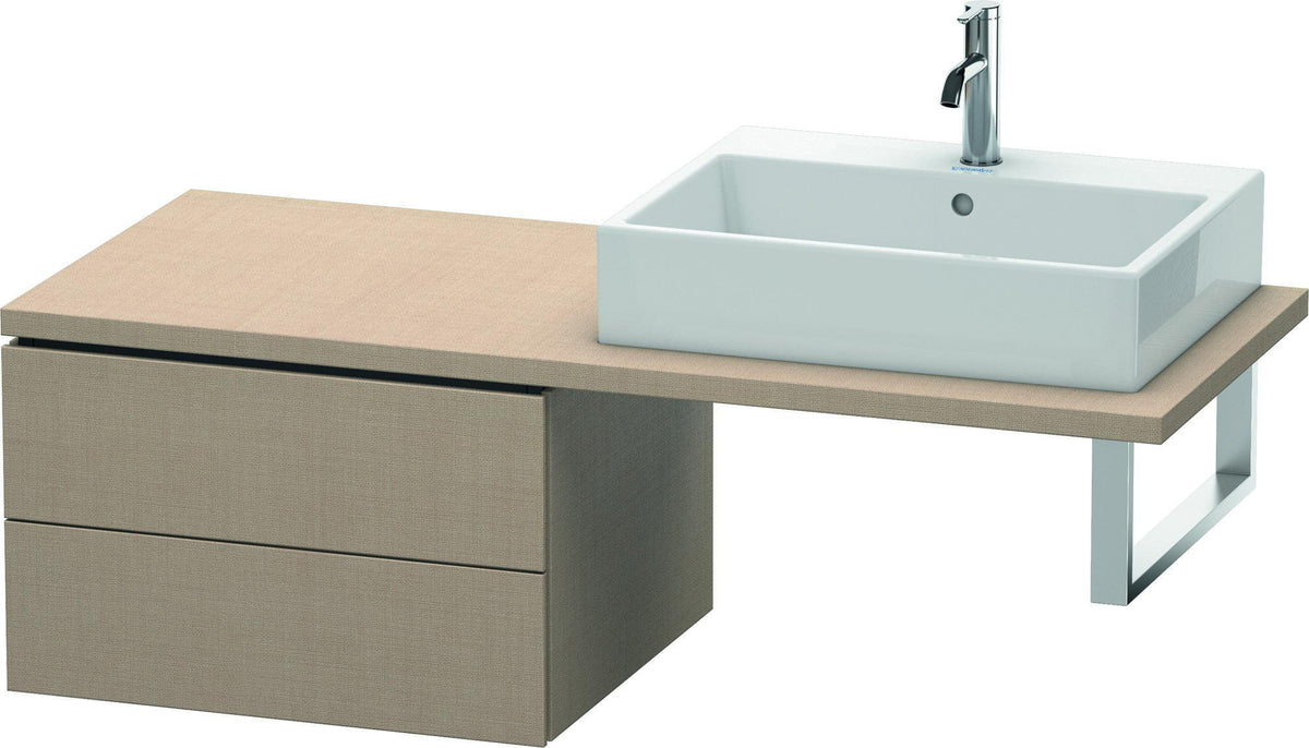 Duravit L-Cube Konsolenunterschrank 620 mm Weiß Matt mit 2 Schubkästen und Tip-on-Technik