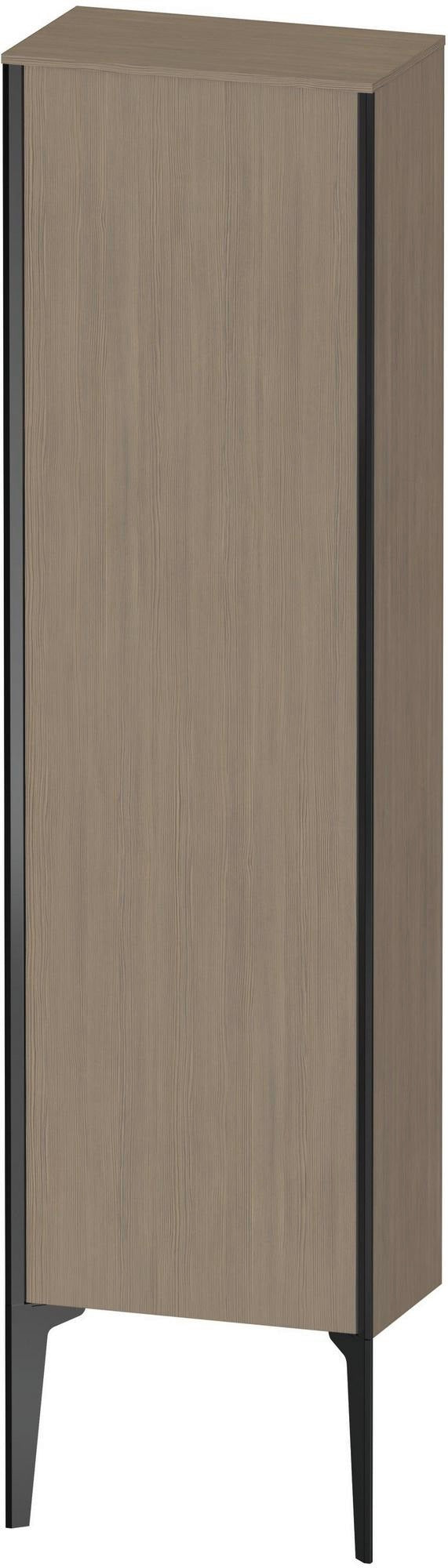 DURAVIT Halbhochschrank XViu 1330 mm Eiche Terra matt – Wandhängend, 1 Tür, Push-Open