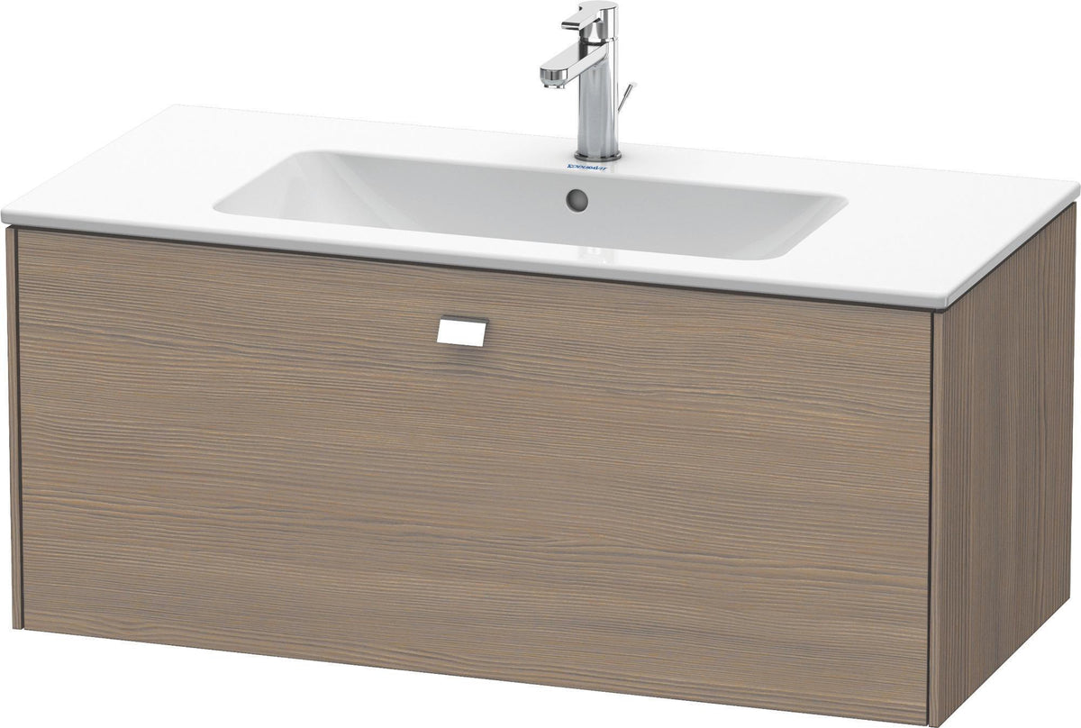 Duravit Brioso Waschtischunterbau 620 mm betongrau matt mit 1 Auszug und Soft-Close