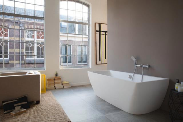 DURAVIT C.1 Einhebel-Wannenmischer Aufputz – Keramikmischsystem, Schwarz Matt, 189,5 mm