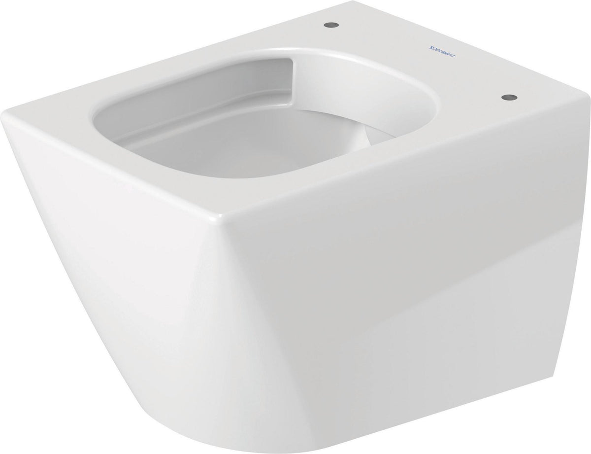 DURAVIT Wand-WC Design Classics Viu Compact 480 mm spülrandlos Weiß mit Durafix