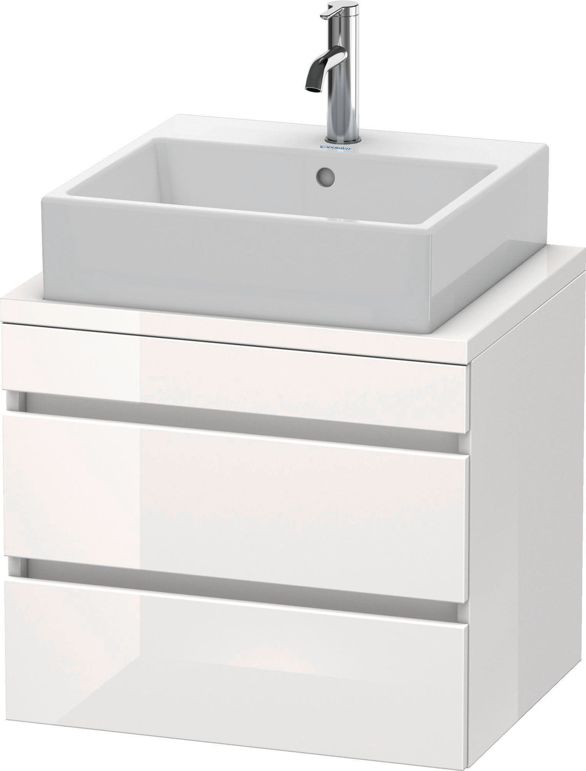 DURAVIT DuraStyle Konsolenunterschrank 600 mm betongrau matt mit 2 Schubkästen und Soft-Close