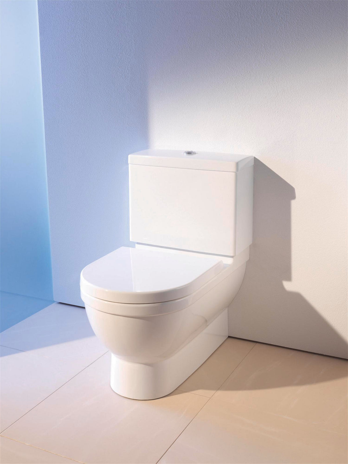 DURAVIT WC-Sitz Starck 3 mit Absenkautomatik, Scharniere Edelstahl, weiß