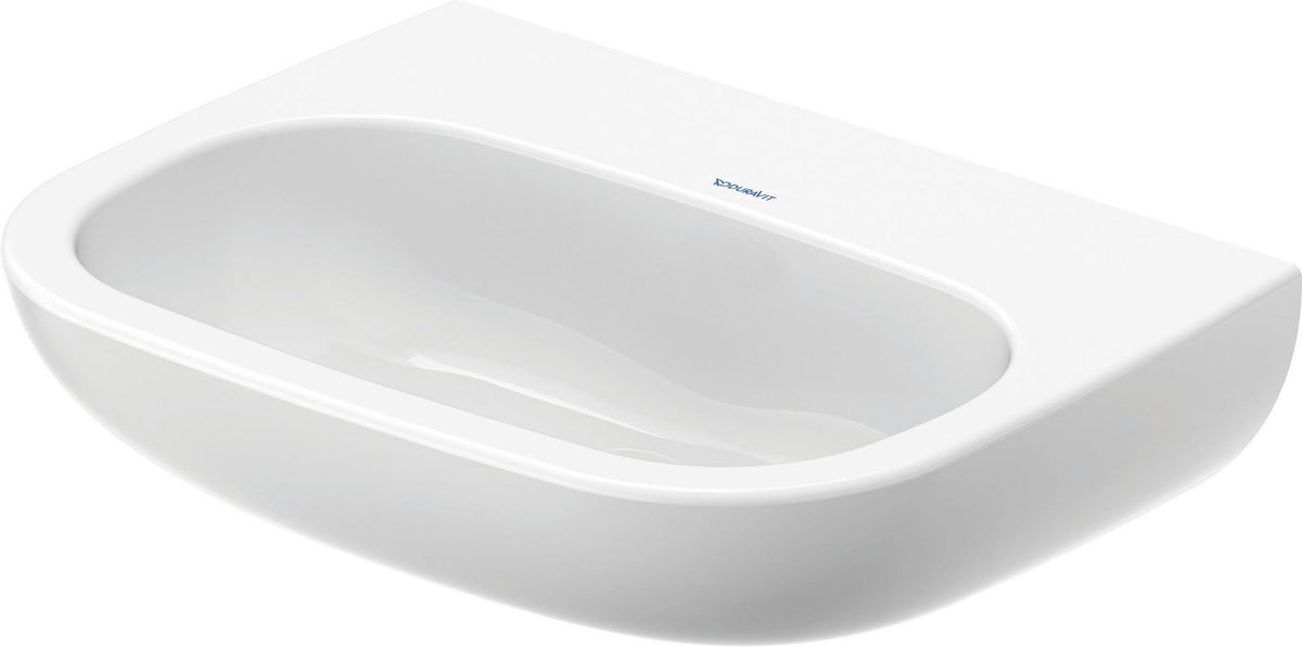 Duravit Waschtisch D-Code 600 mm weiß, wandhängend, 1 Hahnloch, ohne Überlauf