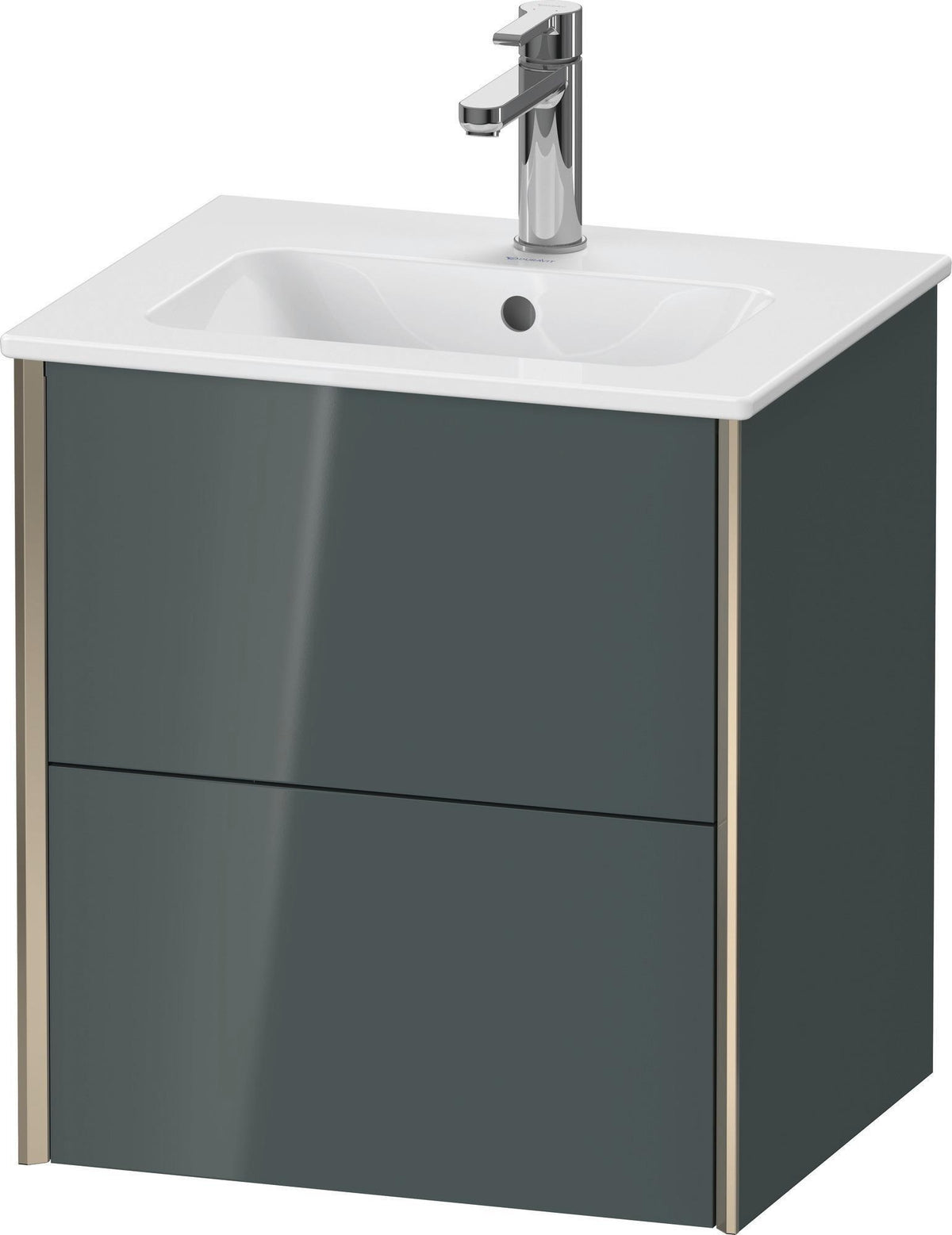 DURAVIT XViu Waschtischunterbau wandhängend 510 mm mit 2 Schubkästen und Tip-on Technik