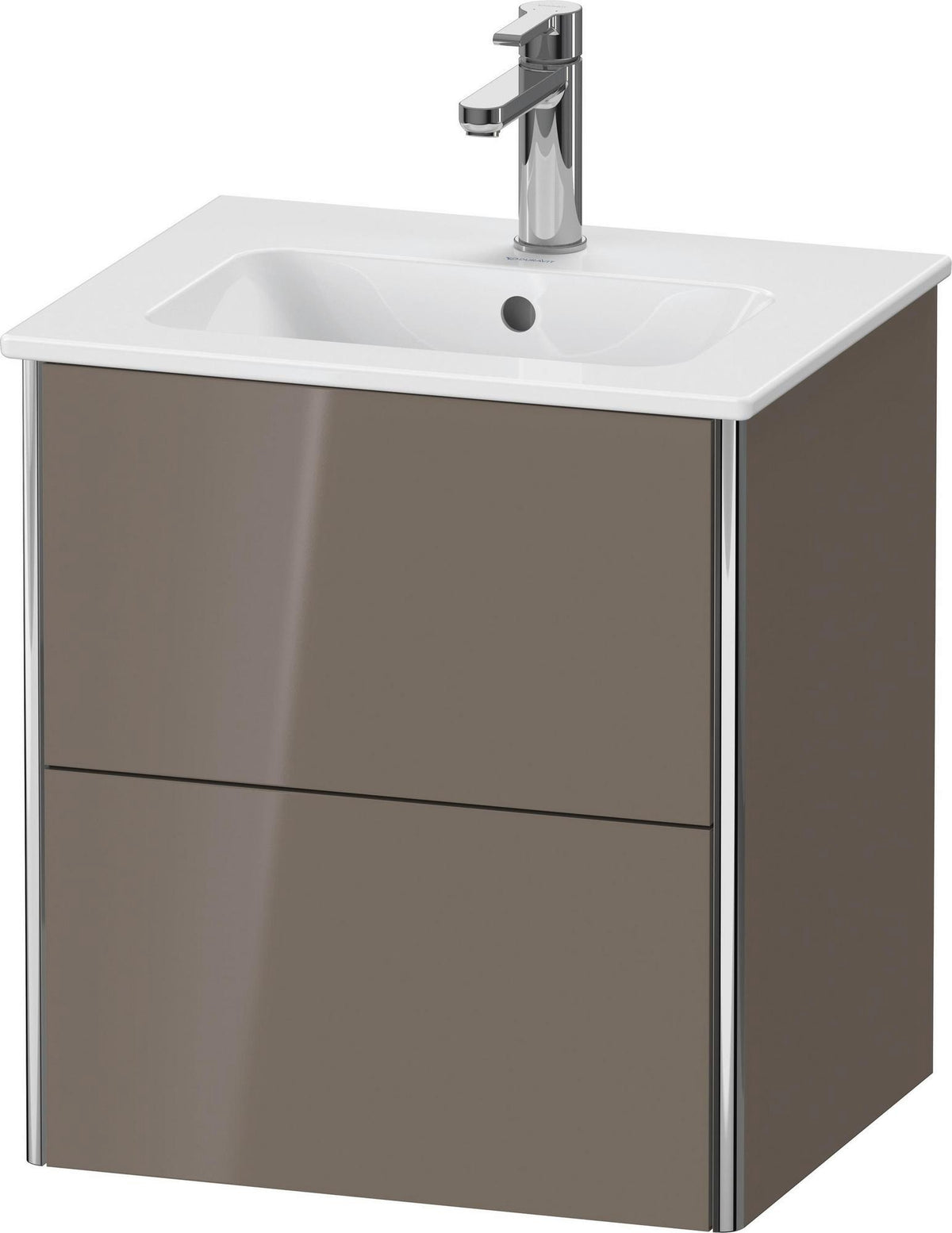Duravit XSquare Waschtischunterbau wandhängend, 2 Schubkästen, Weiß Matt