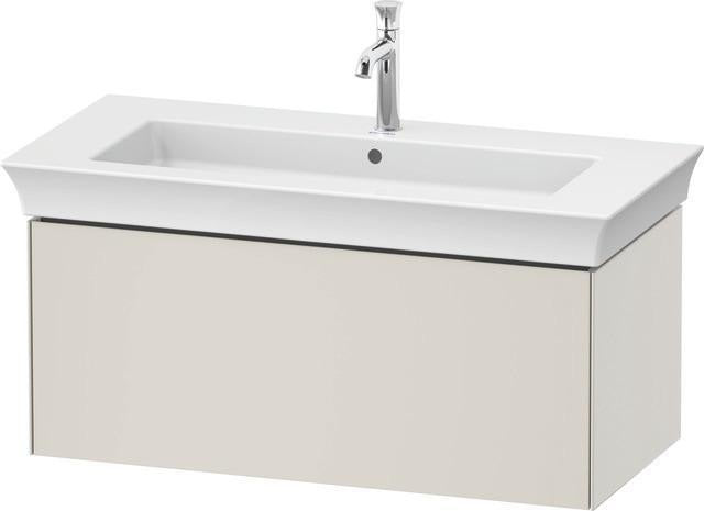 DURAVIT White Tulip Waschtischunterbau 984 mm Nordic Weiß Seidenmatt 1 Auszug