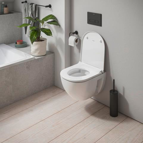 DURAVIT D-Code WC-Sitz Weiß Hochglanz – Duroplast, abnehmbar, ohne Absenkautomatik