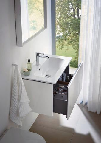 DURAVIT L-Cube Waschtischunterbau 620 mm, 1 Auszug, Weiß Matt, Wandmontage