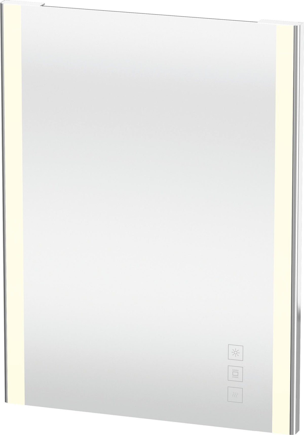 DURAVIT XSquare XS7011 Wandspiegel 600x800 mm mit Licht, Heizung & berührungsloser Bedienung
