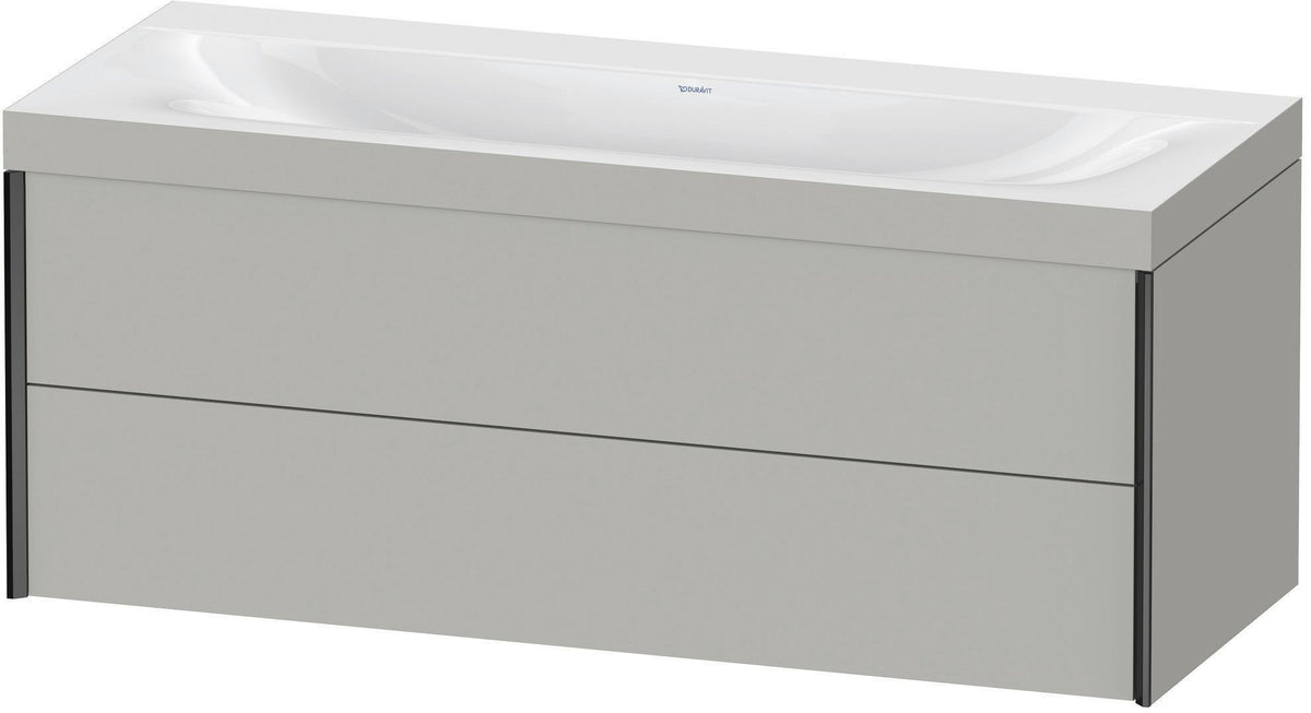 DURAVIT XViu c-bonded Waschtischunterbauset 1200 mm wandhängend mit 2 Schubkästen