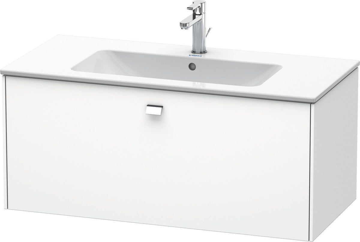 Duravit Brioso Waschtischunterbau 620 mm betongrau matt mit 1 Auszug und Soft-Close