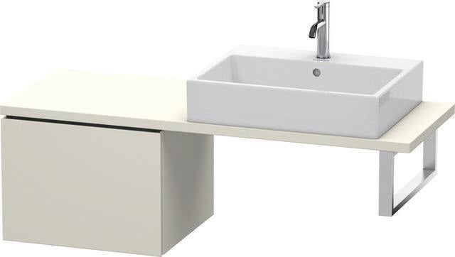 Duravit L-Cube Konsolenunterschrank 520 mm amerikanisch Nussbaum mit Tip-On-Technik