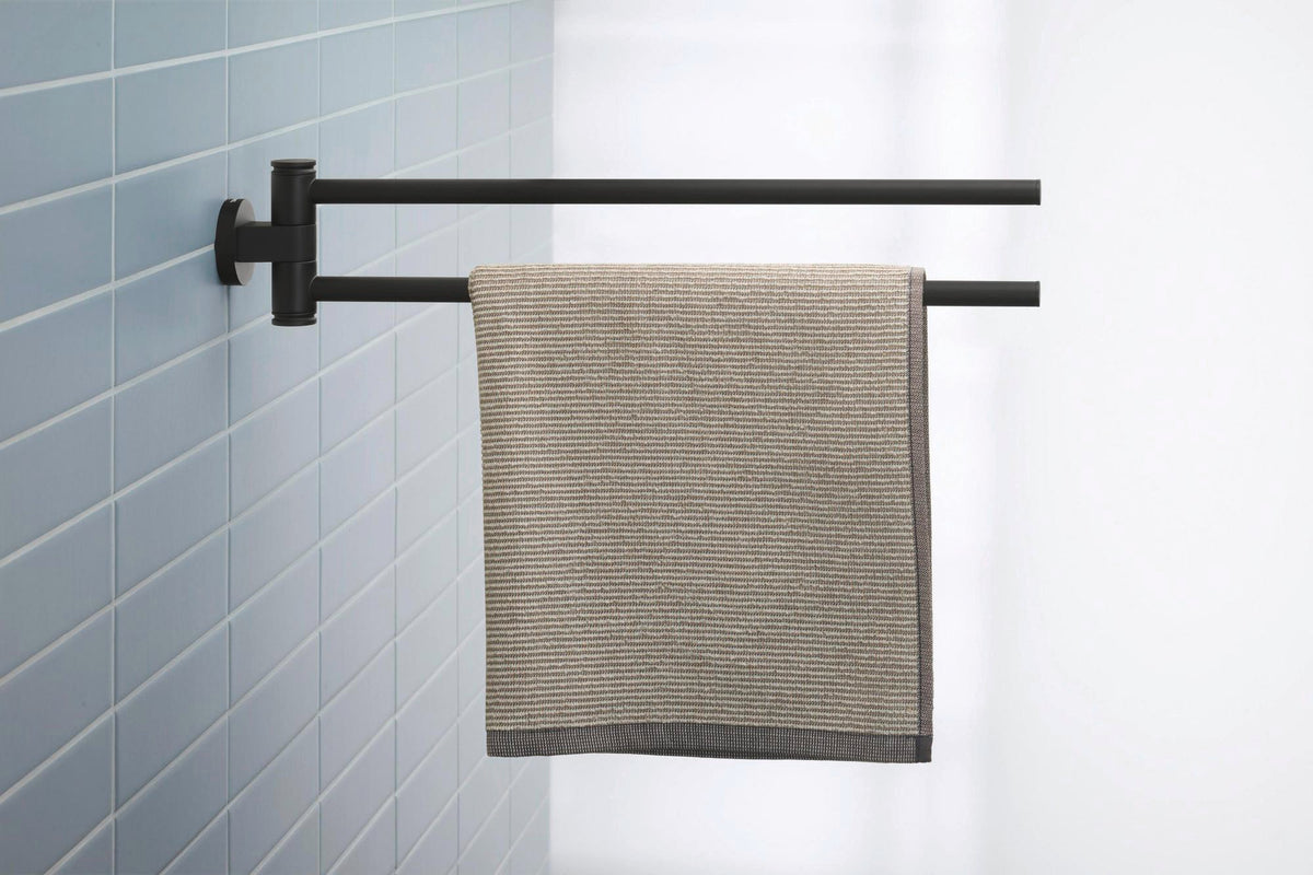 DURAVIT D-Code Handtuchhalter 2-armig schwenkbar 447 mm Chrom
