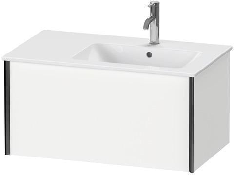 Duravit Waschtischunterbau XVIU 810 mm weiß matt mit Tip-On-Technik und Auszug