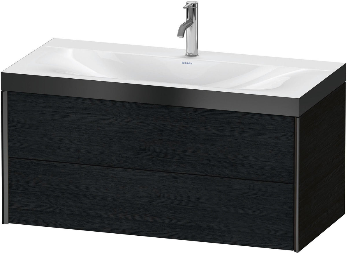 DURAVIT XViu c-bonded Waschtischunterbauset 1000 mm Eiche mit 2 Schubkästen