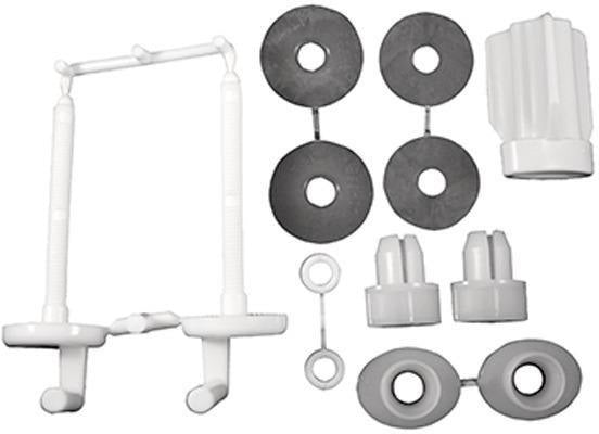 DURAVIT WC-Sitz Scharnier-Set Universal Ersatzteil ohne Absenkautomatik in Weiß