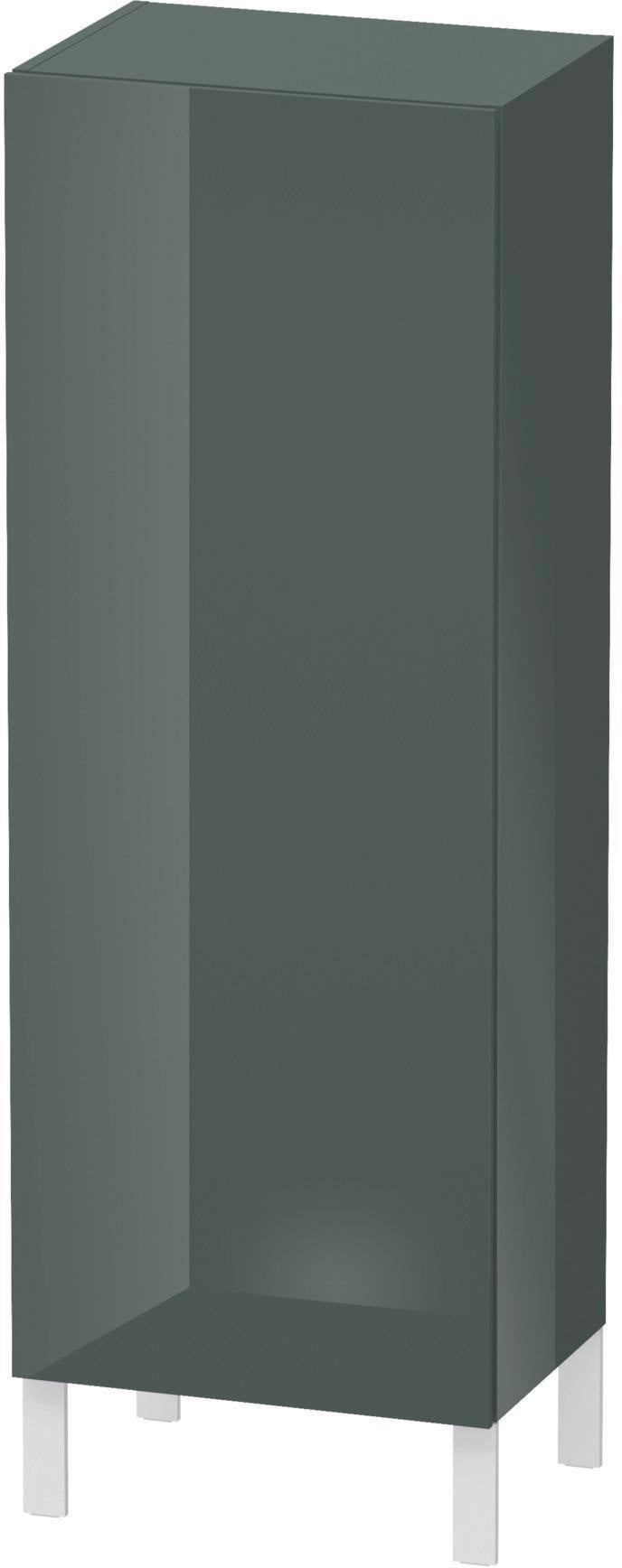 DURAVIT L-Cube Halbhochschrank 363x500x1320 mm, 1 Tür links, amerikanisch nussbaum