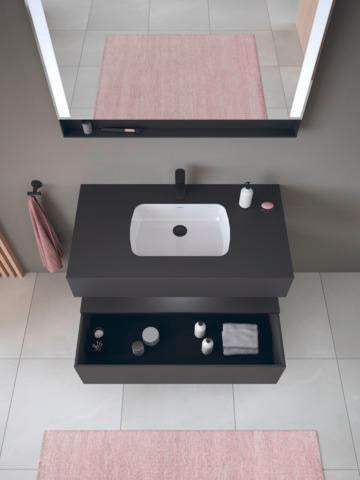 DURAVIT Wave Einhebel-Waschtischmischer M mit Zugstange, Chrom – Keramikmischsystem, 122 mm Ausladung