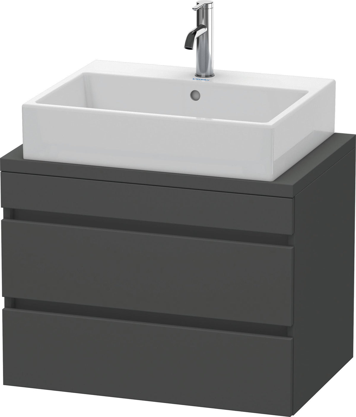Duravit DuraStyle Konsolenunterschrank 700 mm betongrau matt mit 2 Schubkästen