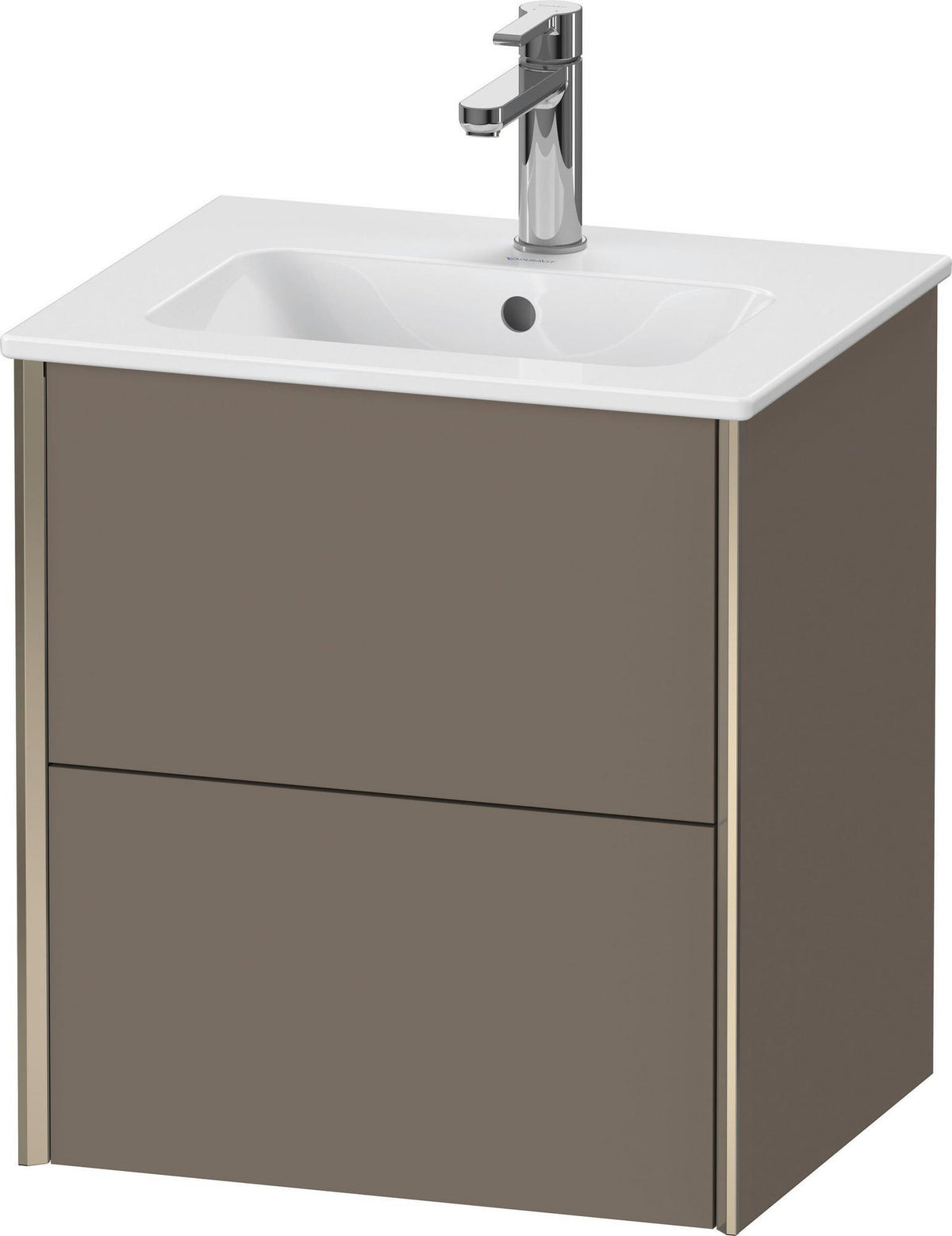 DURAVIT XViu Waschtischunterbau wandhängend 510 mm mit 2 Schubkästen und Tip-on Technik