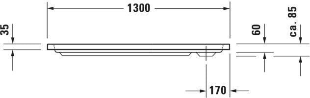 DURAVIT D-Code Duschwanne 1100x750x85 mm Weiß Sanitäracryl Rechteckig