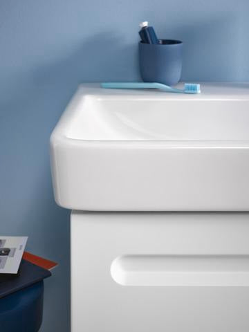 Duravit No.1 Waschtischunterbau 940 mm wandhängend graphit matt mit 1 Auszug und Soft-Close