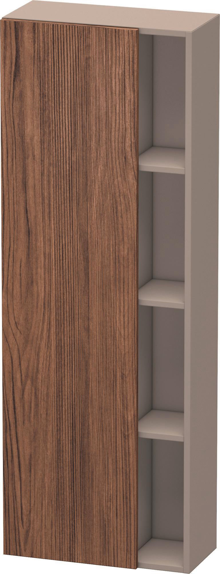 DURAVIT DuraStyle Hochschrank 1400 mm, 1 Tür links, weiß matt – wandhängend mit Soft-Close