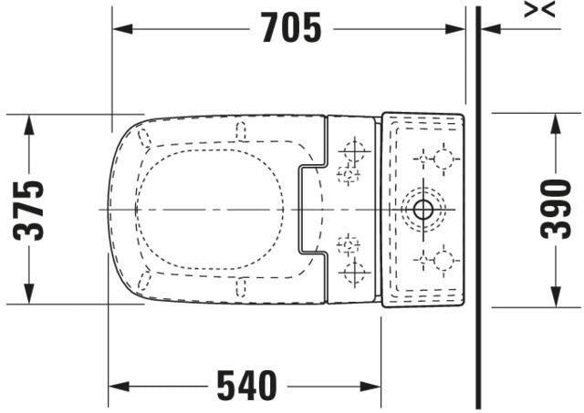 DURAVIT SensoWash Slim Dusch-WC-Sitz für DuraStyle, weiß, mit Fernbedienung & Durchlauferhitzer