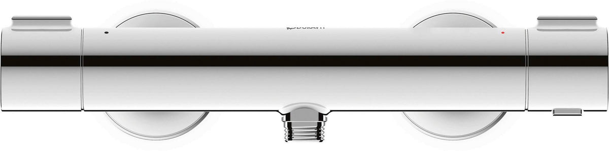 DURAVIT Brausethermostat Aufputz Bronze Gebürstet – Thermostatkartusche, 2 Griffe, DN 15