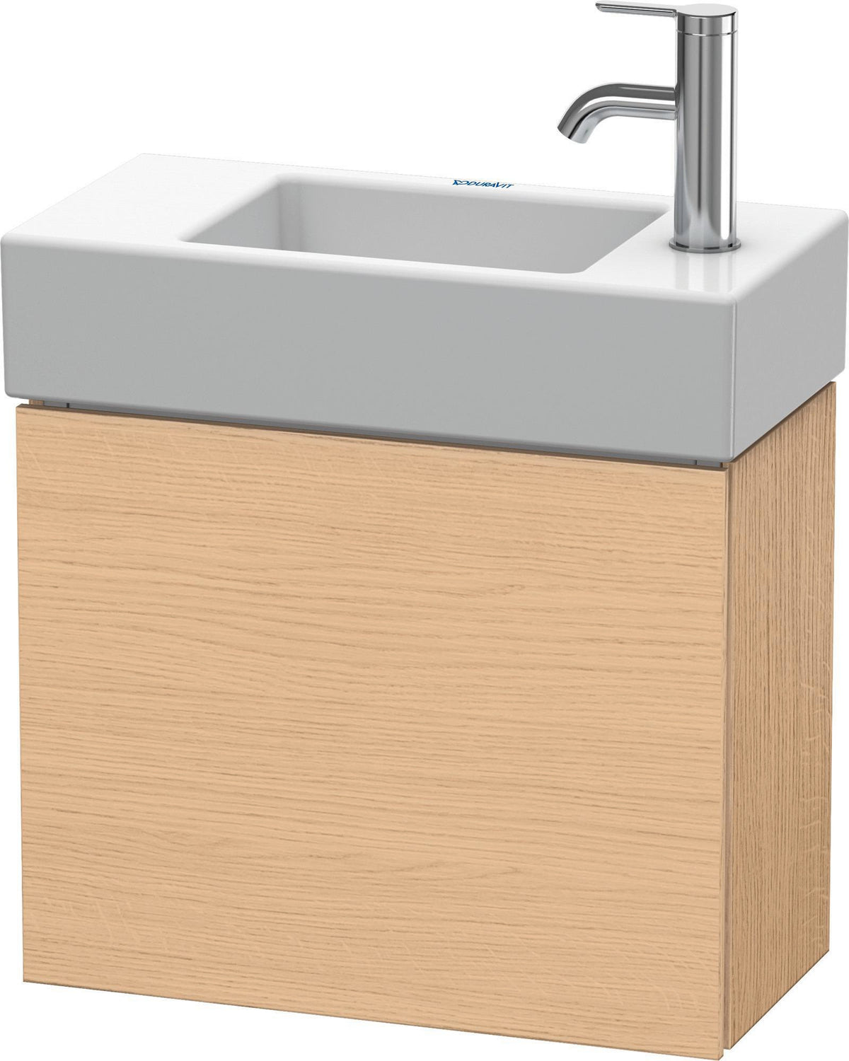 DURAVIT L-Cube Waschtischunterbau 480 mm wandhängend, 1 Tür, betongrau matt