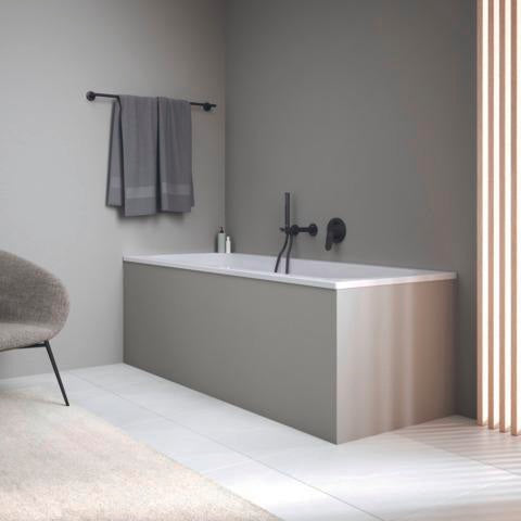 DURAVIT Qatego Einbauwanne 1500x750mm Acryl weiß, 1 Rückenschräge, Überlauf