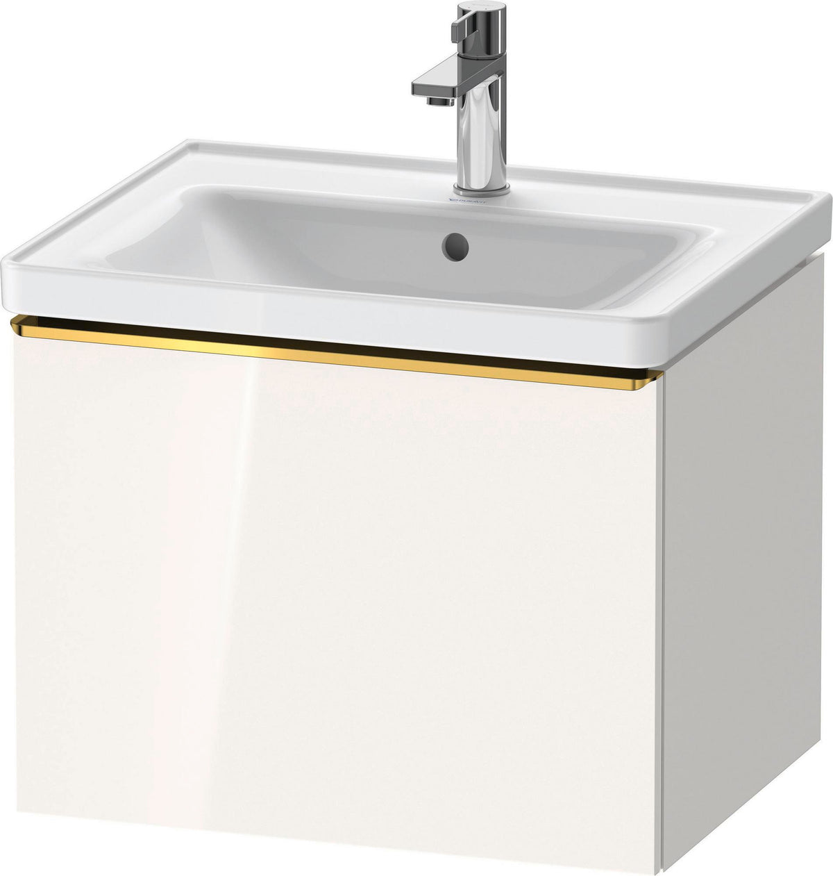 DURAVIT D-Neo Waschtischunterbau 584 mm betongrau matt mit 1 Auszug und Soft-Close
