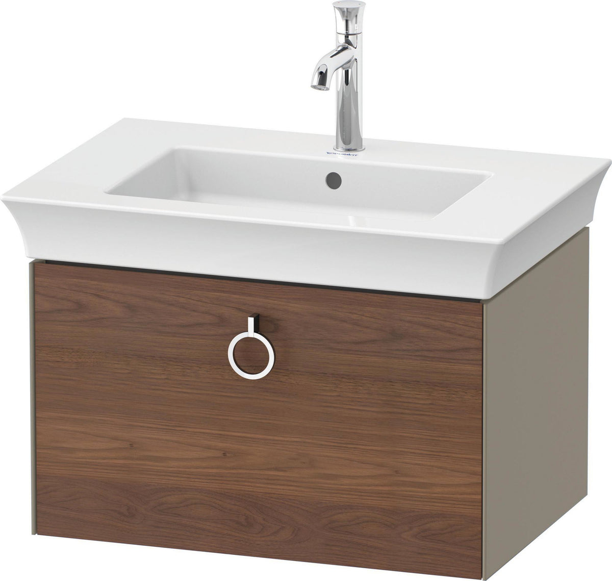 DURAVIT White Tulip Waschtischunterbau 684 mm, 1 Auszug, wandhängend, weiß seidenmatt