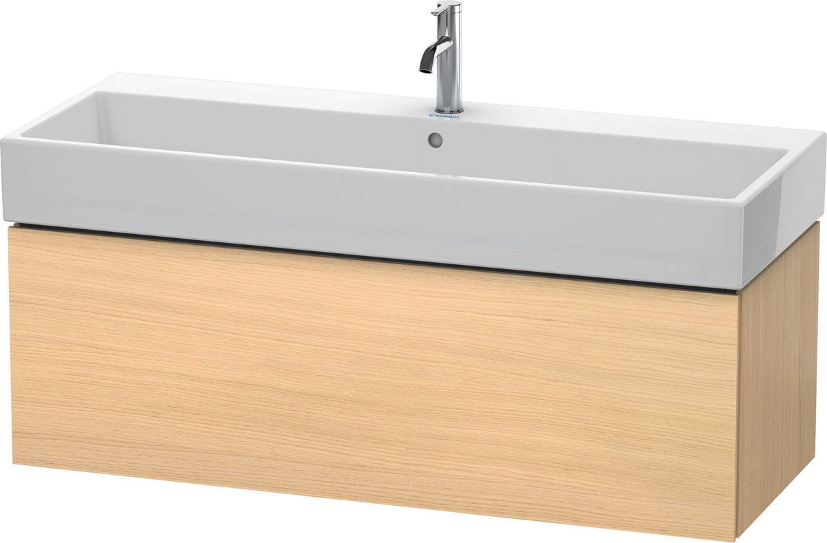 DURAVIT L-Cube Waschtischunterbau 1184 mm, 1 Auszug, Weiß Matt, Tip-On