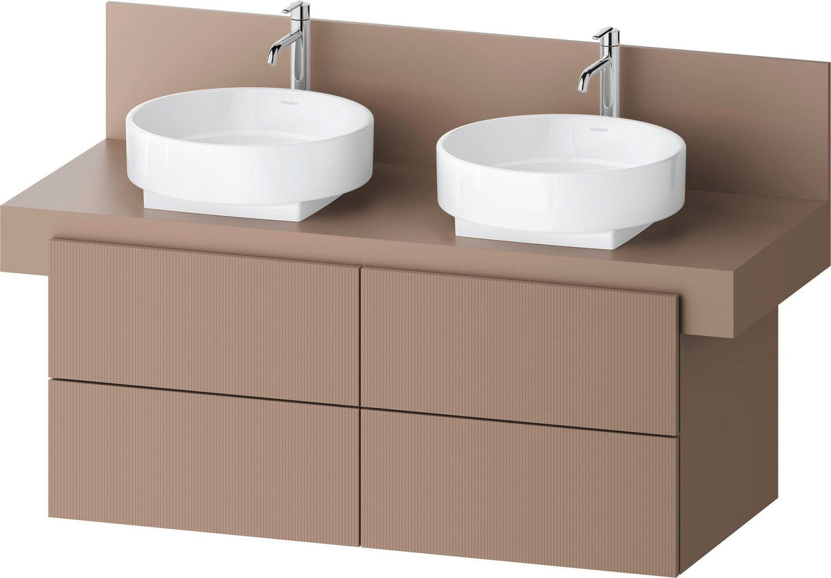 DURAVIT Balcoon Konsolen-Waschtischunterbau 1200 mm mit 4 Schubkästen und Tip-on-Technik