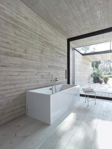 DURAVIT C.1 Einhebel-Wannenmischer Unterputz – Keramikmischsystem, Schwarz Matt