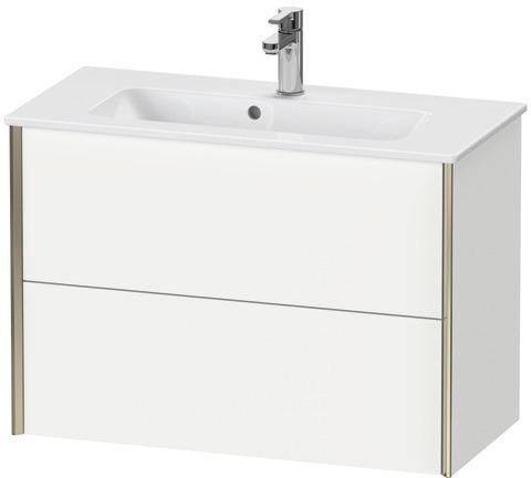 Duravit XVIU Waschtischunterbau 810x560x390mm 2 Schubkästen Kompakt S-matt